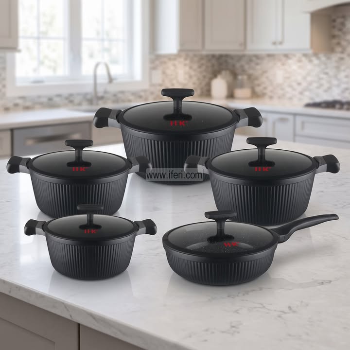HK Non-Stick 5 Pcs Cookware Set AZM046