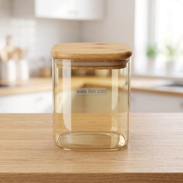 5 Inch Airtight Glass Cookie Jar / Spice Jar TB1861