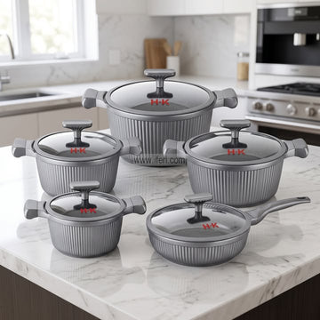 HK Non-Stick 5 Pcs Cookware Set AZM044