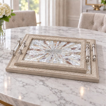 3 Pcs Exclusive Acrylic Serving Tray Set GA2046