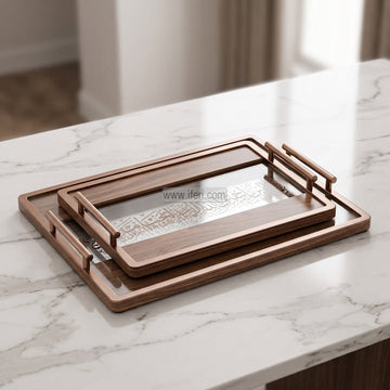 2 Pcs Exclusive Serving Tray Set GA2062
