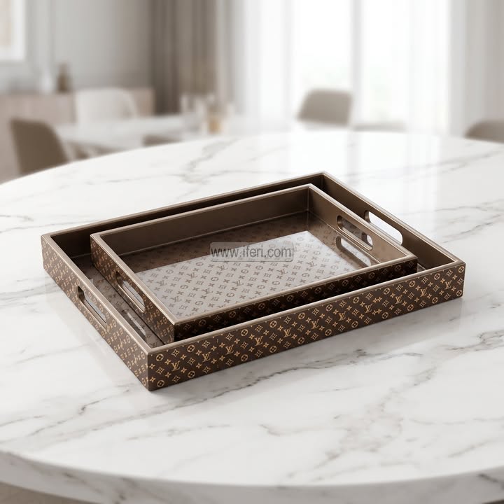 2 Pcs Exclusive Serving Tray Set GA2050