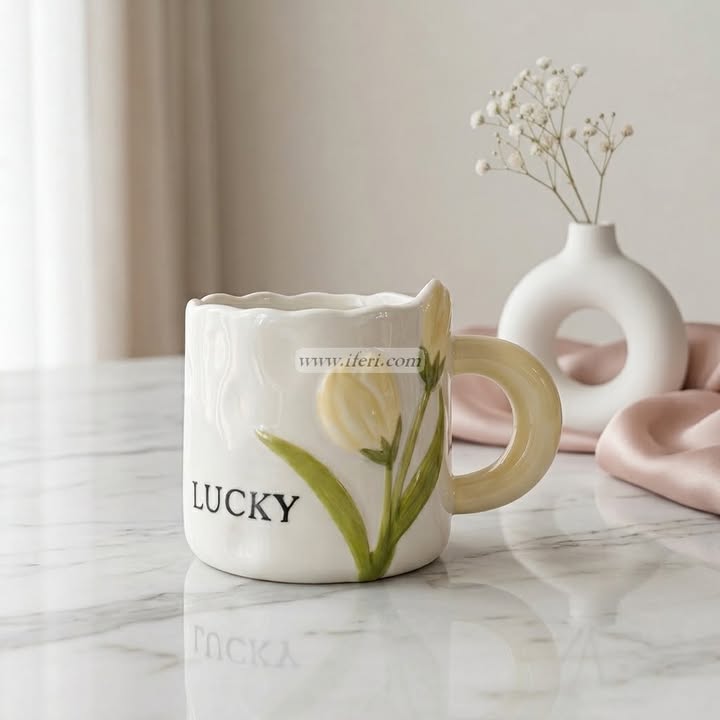 3.5 Inch Ceramic Coffee Mug OMR2345