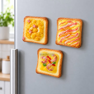 3 Pcs Multidesign Loaf Fridge Magnet Set GA2077