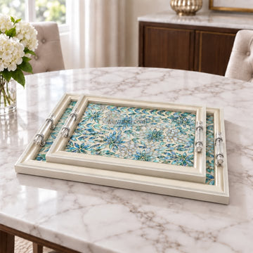 3 Pcs Exclusive Acrylic Serving Tray Set GA2048