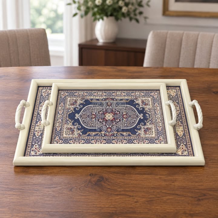 2 Pcs Exclusive Serving Tray Set GA2054