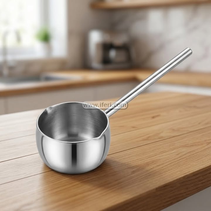 8cm Stainless Steel Milk Pan / Milk Warmer with Long Handle CK4042