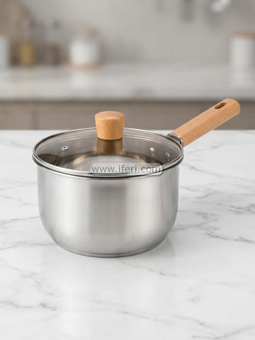 18cm Steel Milkpan with Lid CK4049