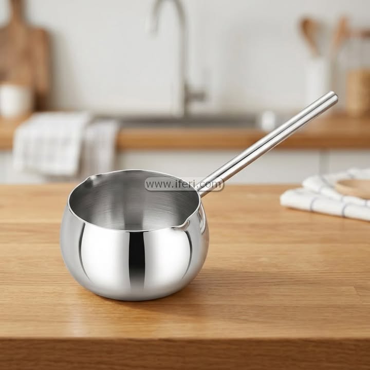 10cm Stainless Steel Milk Pan / Milk Warmer with Long Handle CK4041