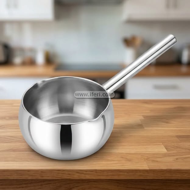 14cm Stainless Steel Milk Pan / Milk Warmer with Long Handle CK4040