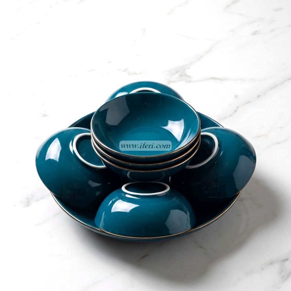 7 Pcs Ceramic Firni, Dessert, Soup Serving Bowl Set CGA5075