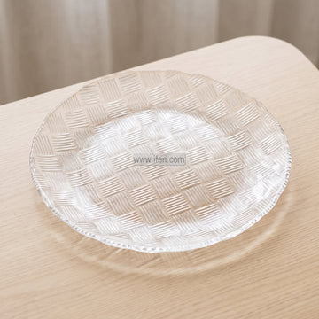 10 Inch Exclusive Golden Rim Glass Full Plate RY37010
