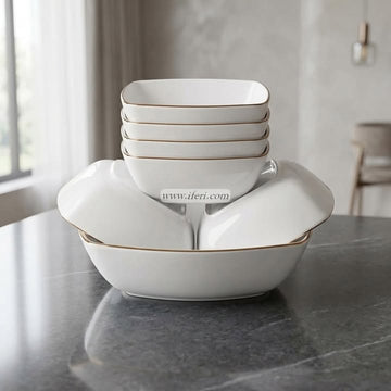 7 Pcs Ceramic Firni, Dessert, Soup Serving Bowl Set CGA0551