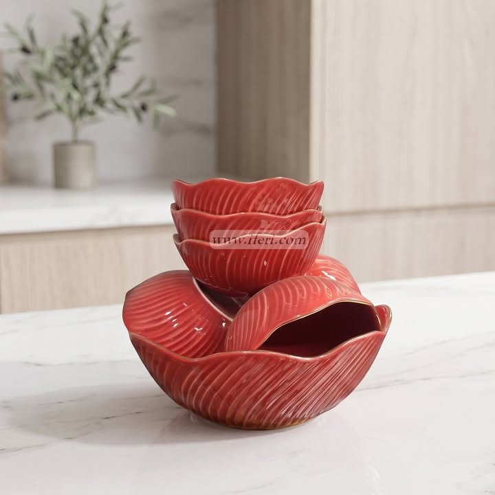 7 Pcs Ceramic Firni, Dessert, Soup Serving Bowl Set  CGA0558