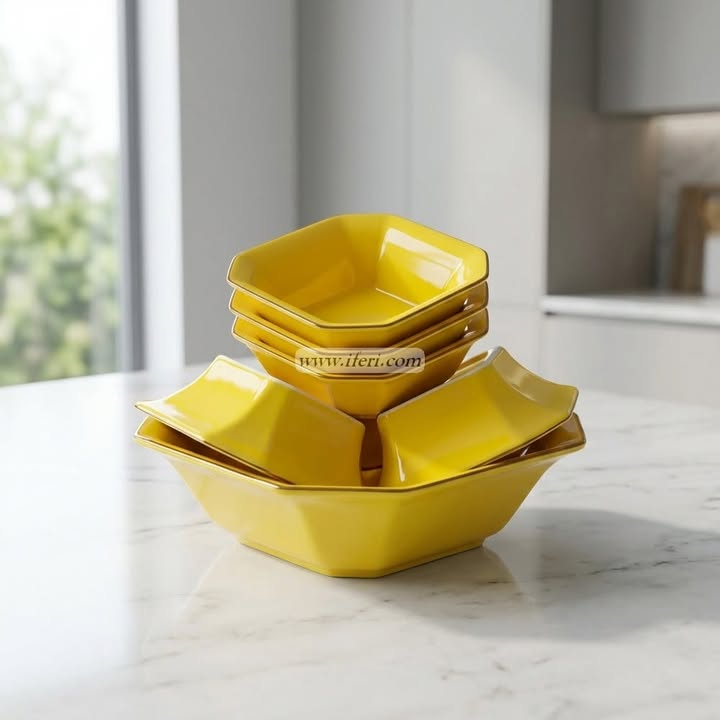 7 Pcs Ceramic Firni, Dessert, Soup Serving Bowl Set CGA0557