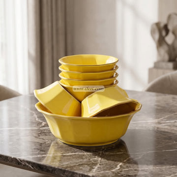 7 Pcs Ceramic Firni, Dessert, Soup Serving Bowl Set CGA0554