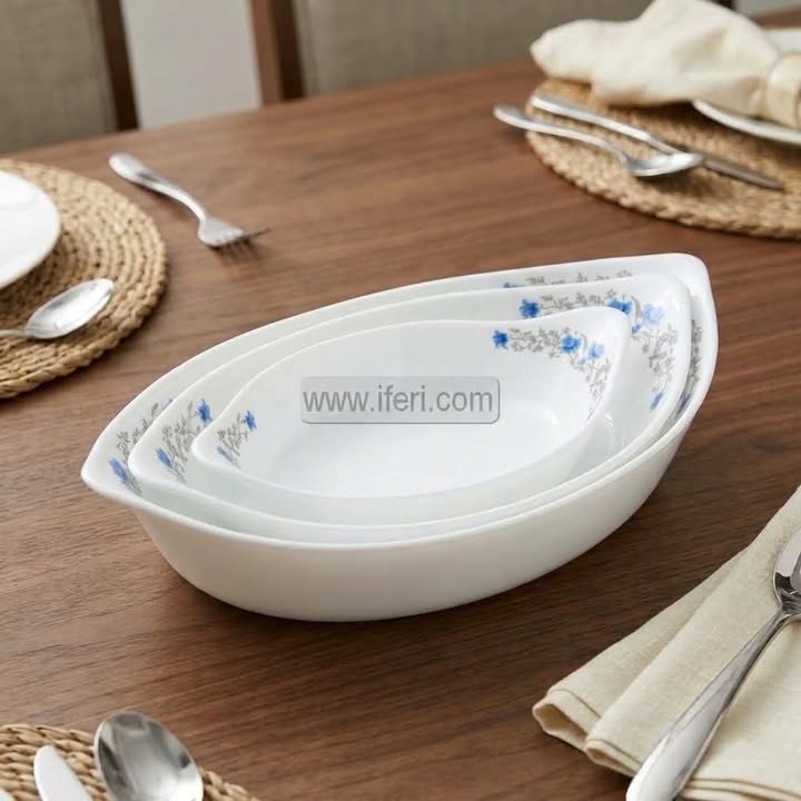 3 Pcs Pyrex Serving Dish Set CGA0549