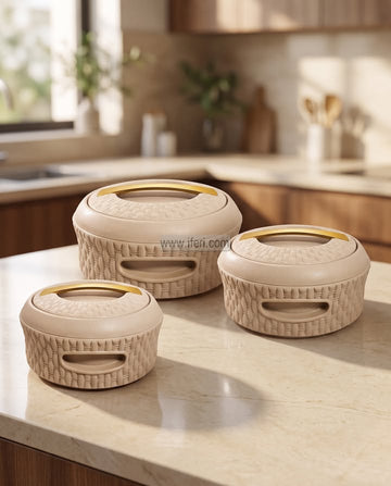3 Pcs Jaypee BASKEROLE Exclusive Food Storage Hotpot / Thermoware Casserole Set ALM6578