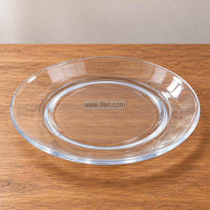 10 Inch Exclusive Golden Rim Glass Full Plate RY37009