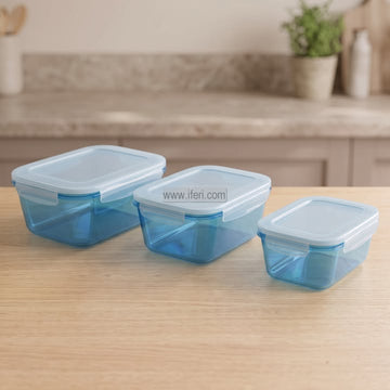 3 Pcs High-Quality Plastic Food Container Set MT762