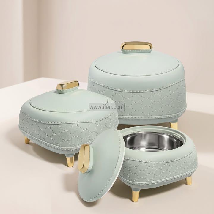3 Pcs Jaypee KINGSTON Exclusive Food Storage Hotpot / Thermoware Casserole Set ALM6591