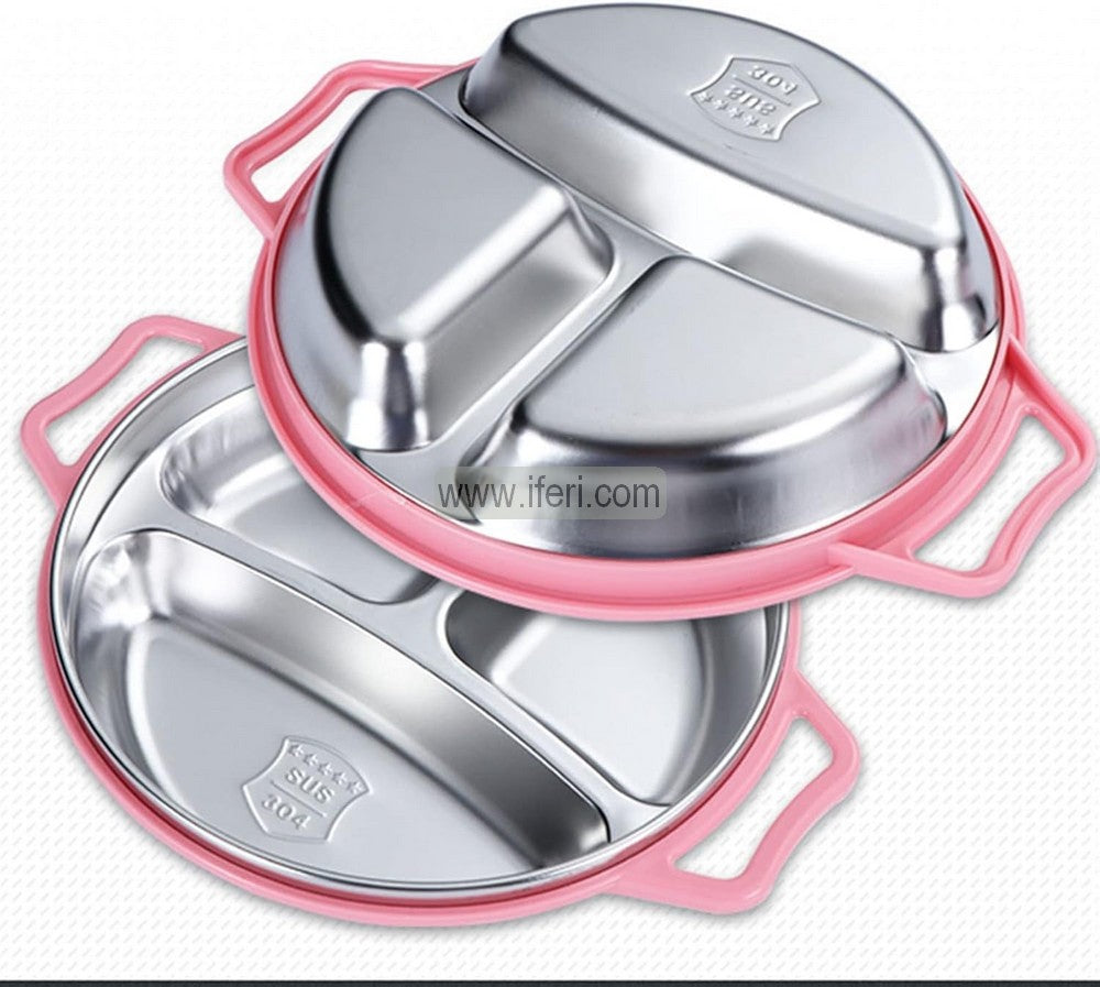 3 Part Stainless Steel Airtight Spice Box, Food Box, Container TG10826