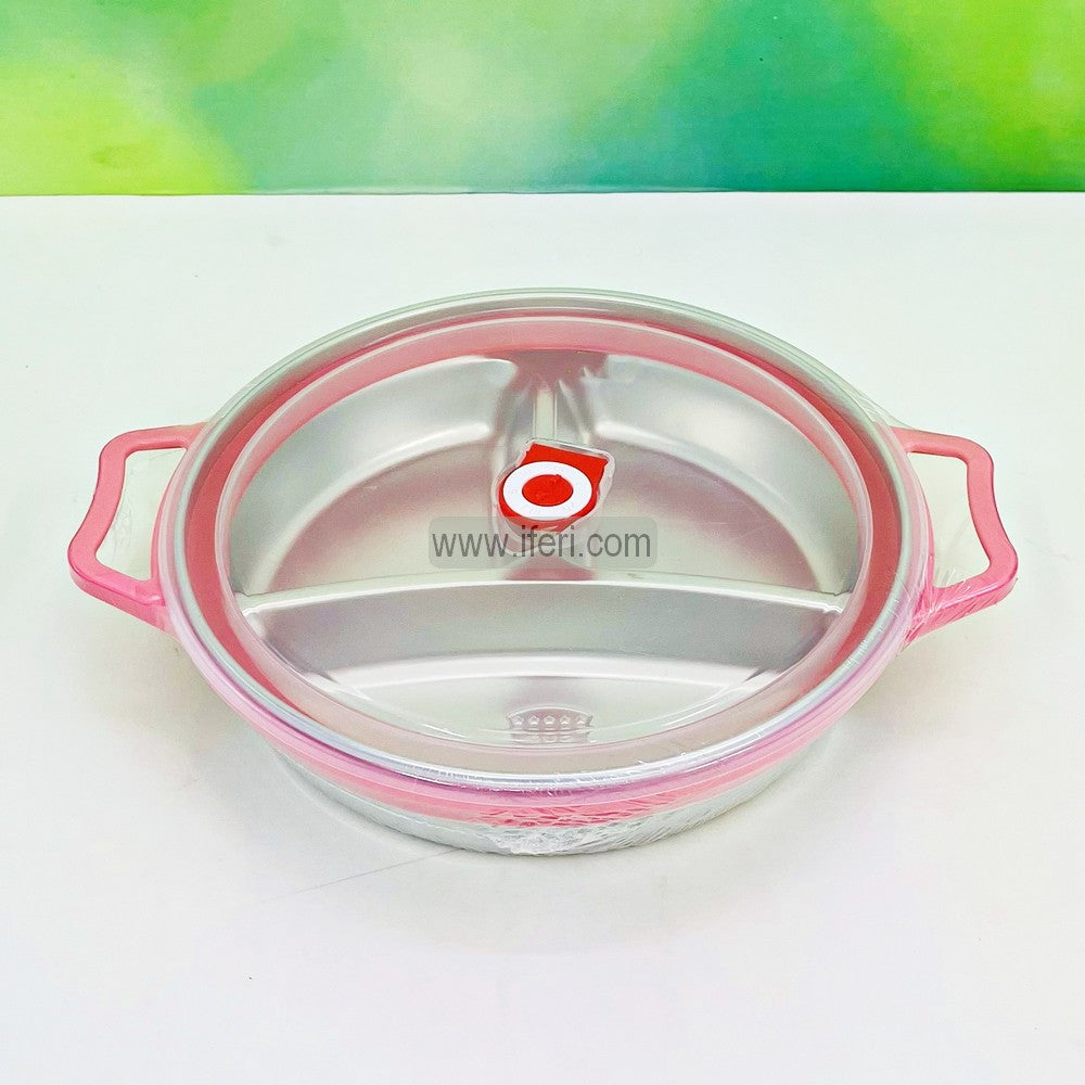 3 Part Stainless Steel Airtight Spice Box, Food Box, Container TG10827