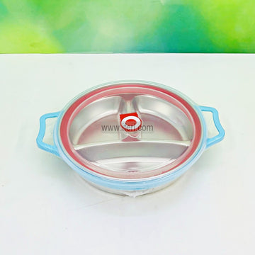 3 Part Stainless Steel Airtight Spice Box, Food Box, Container TG10828