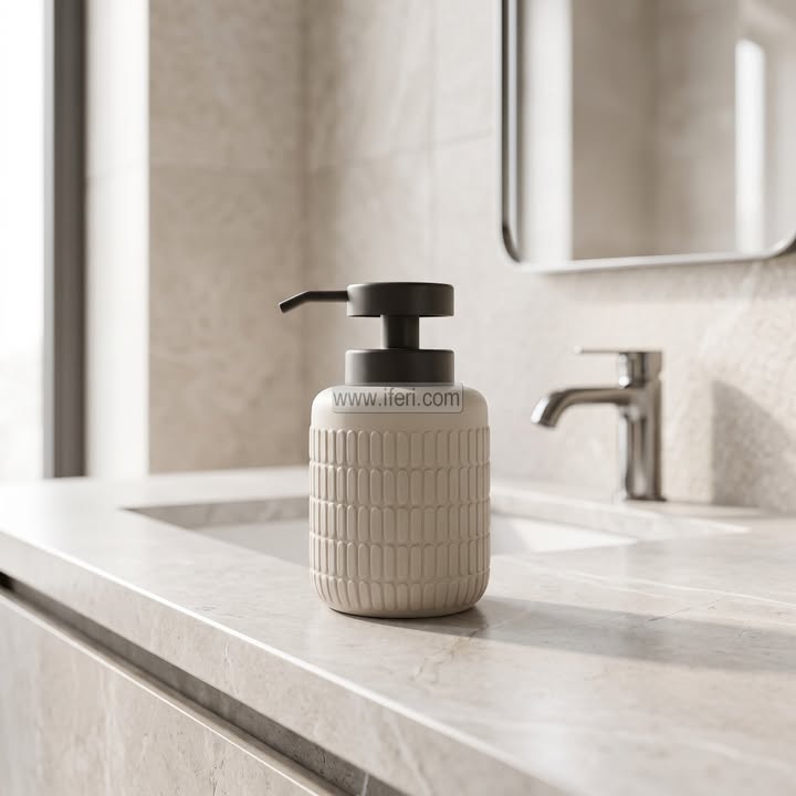1 Pcs Ceramic Bathroom Soap Dispenser Set RY37048