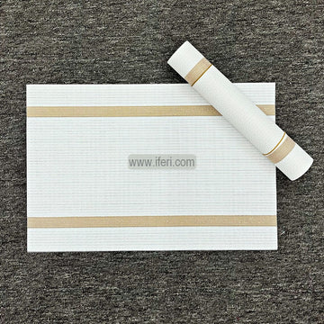 7 Pcs Washable PVC Runner & Placemats Set TG10843