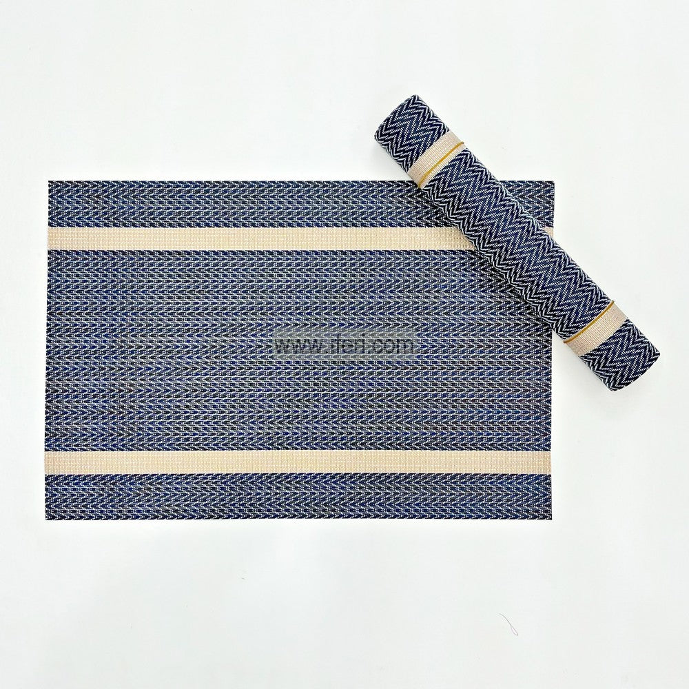 7 Pcs Washable PVC Runner & Placemats Set TG10844