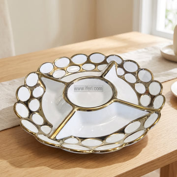 5 Part Ceramic Appetizer, Condiment, Dry Fruit Serving Dish EB21699
