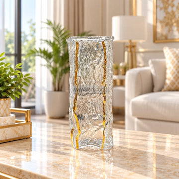 10.5 Inch Exclusive Glass Decorative Flower Vase RY37069