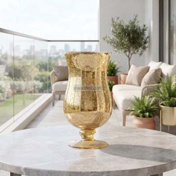 10.5 Inch Exclusive Glass Decorative Flower Vase RY37073