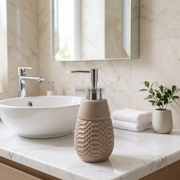 1 Pcs Fiber Bathroom Soap Dispenser Set RY37083