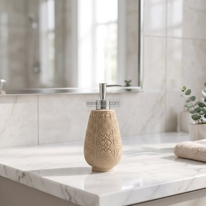 1 Pcs Fiber Bathroom Soap Dispenser Set RY37058