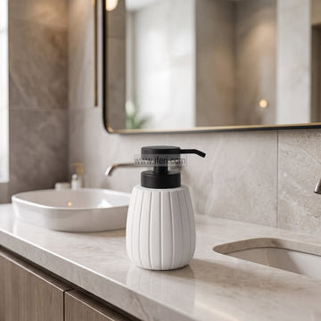 1 Pcs Ceramic Bathroom Soap Dispenser Set RY37049
