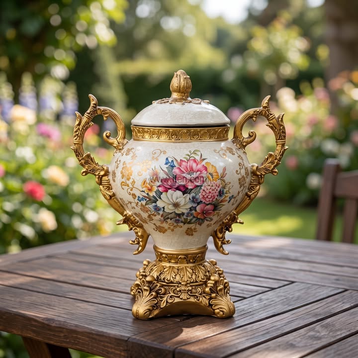 12 Inch Exclusive Fiber Showpiece Pot RY37042