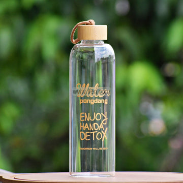 10 Inch Glass Water Bottle TG10856