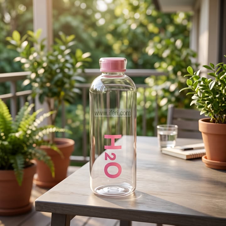 9.5 Inch Glass Juice Bottle BS230
