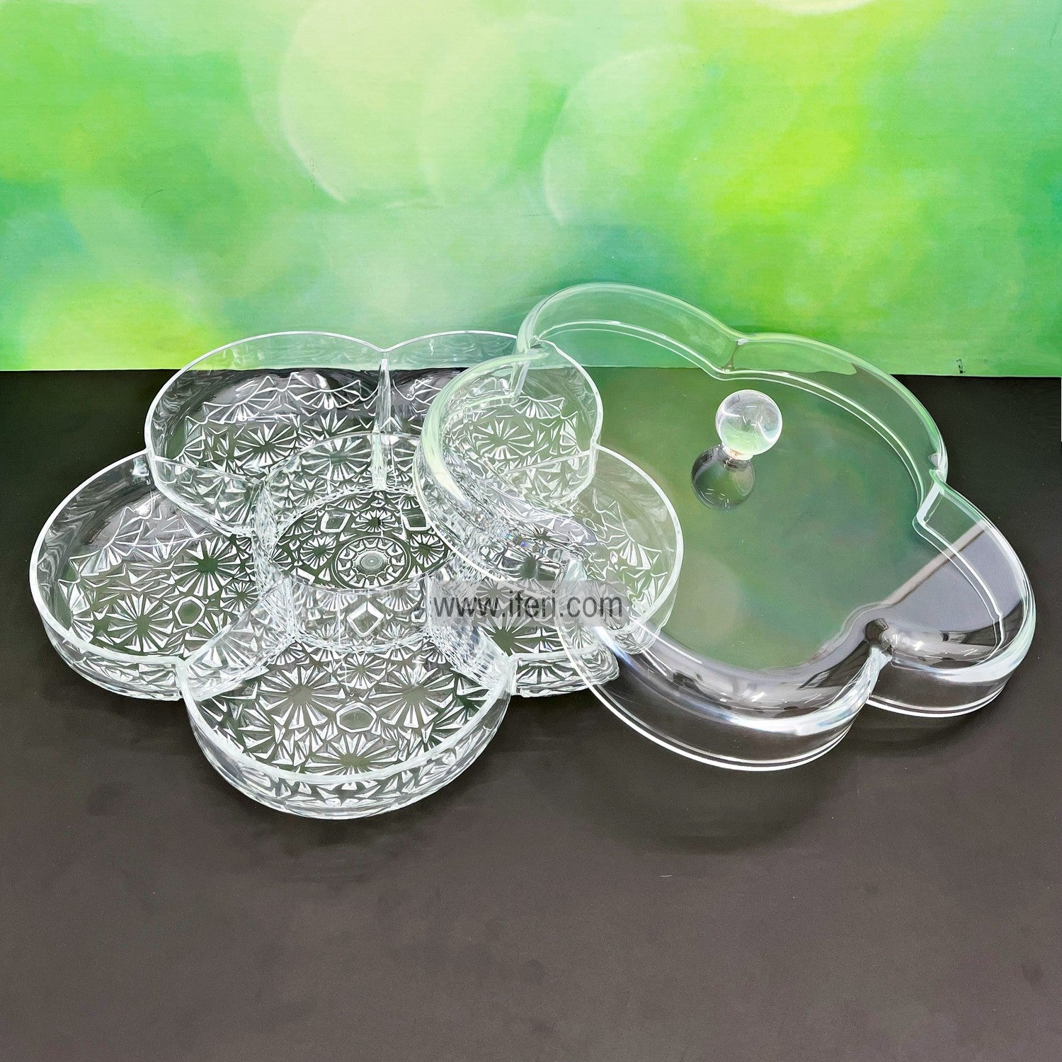 6 Part Acrylic Candy Box, Storage Box, Appetizer Box DL6863