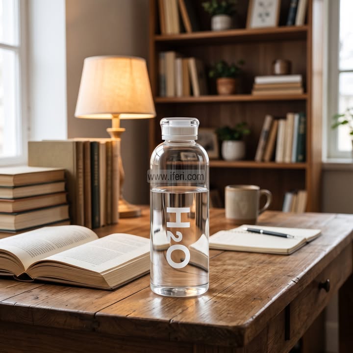 8.5 Inch Glass Juice Bottle BS233