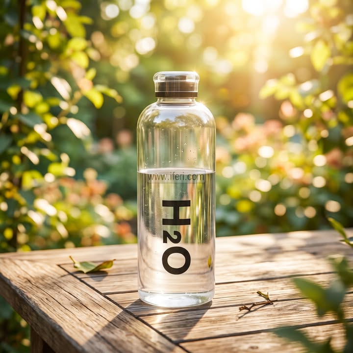 9.5 Inch Glass Juice Bottle BS229