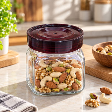 4.2 Inch Premium Quality Airtight Glass Cookie Jar / Pickle Jar BS221