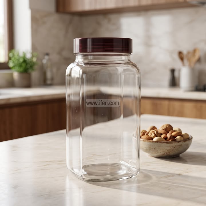 9.2 Inch Premium Quality Airtight Glass Cookie Jar / Pickle Jar BS219