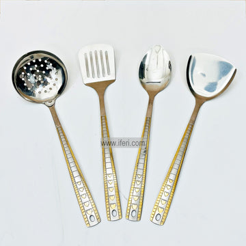 4 pcs Stainless Steel Cooking Spoon Set TB96866