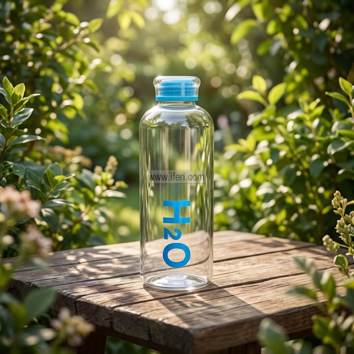 9.5 Inch Glass Juice Bottle BS232