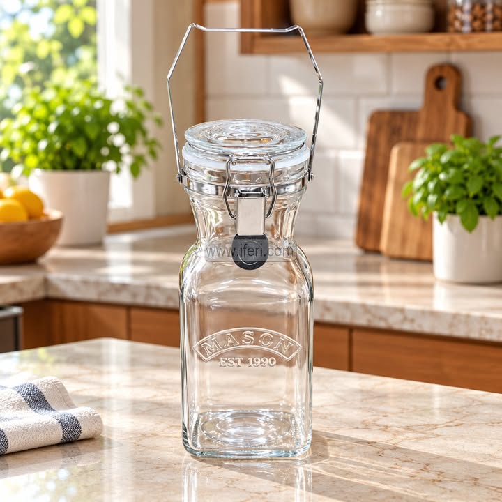 500ml Premium Quality Airtight Glass Pickle Jar BS213