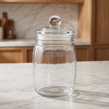 5.8 Inch Premium Quality Airtight Glass Cookie Jar / Pickle Jar BS218
