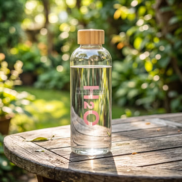 9.5 Inch Glass Juice Bottle BS228